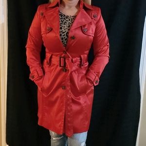 Red dress coat